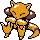 Sprite de Abra dans Pokemon Argent