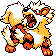 Sprite de Arcanin dans Pokemon Argent