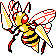 Sprite de Dardargnan dans Pokemon Or