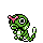 Sprite de Chenipan dans Pokemon Or