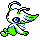 Sprite de Celebi dans Pokemon Argent