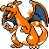 Sprite de Dracaufeu dans Pokemon Or