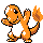 Sprite de Salamèche dans Pokemon Argent