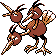 Sprite de Dodrio dans Pokemon Argent