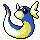 Sprite de Minidraco dans Pokemon Or