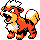 Sprite de Caninos dans Pokemon Or