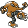 Sprite de Kicklee dans Pokemon Argent