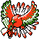 Sprite de Ho-oh dans Pokemon Or