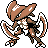 Sprite de Kabutops dans Pokemon Argent