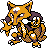 Sprite de Kadabra dans Pokemon Argent