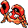 Sprite de Krabby dans Pokemon Argent