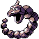 Sprite de Onix dans Pokemon Or