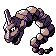 Sprite de Onix dans Pokemon Argent