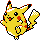 Sprite de Pikachu dans Pokemon Or