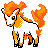 Sprite de Ponyta dans Pokemon Or