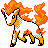 Sprite de Ponyta dans Pokemon Argent