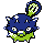 Sprite de Qwilfish dans Pokemon Argent