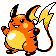 Sprite de Raichu dans Pokemon Or