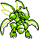 Sprite de Insecateur dans Pokemon Argent