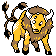 Sprite de Tauros dans Pokemon Or