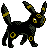 Sprite de Noctali dans Pokemon Argent