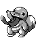 Sprite de Excelangue dans Pokemon Spaceworld