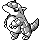 Sprite de Sabelette dans Pokemon Spaceworld