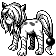 Sprite de Suicune dans Pokemon Spaceworld