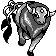 Sprite de Tauros dans Pokemon Spaceworld