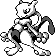 Sprite de Mewtwo dans Jaune